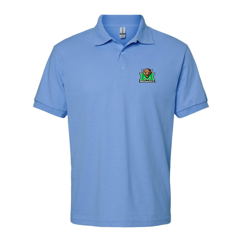 Men's Marshall Thundering Herd Logo Dry Blend Polo