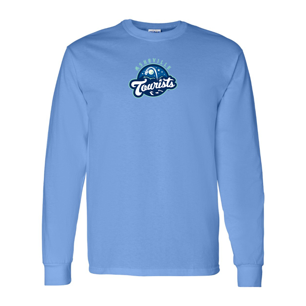 Youth Asheville Tourists Logo Cotton Long Sleeve T-Shirt