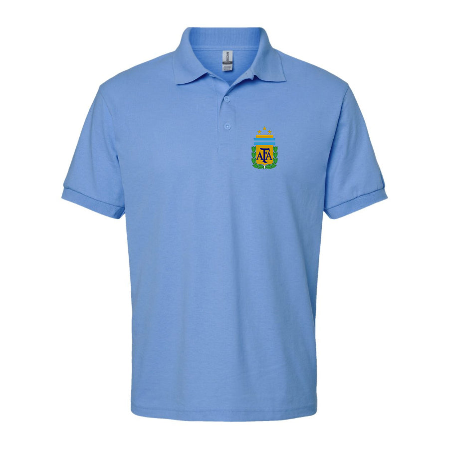 Men's Argentina National Soccer Team Dry Blend Polo