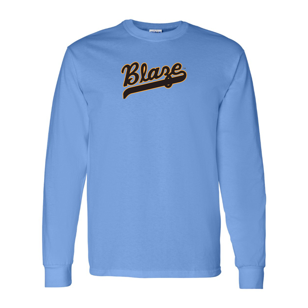 Youth Bakersfield Blaze Logo Cotton Long Sleeve T-Shirt