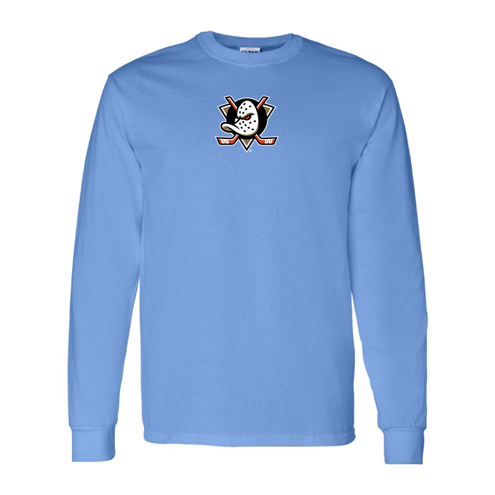 Men's Anaheim Ducks Logo Long Sleeve T-Shirt