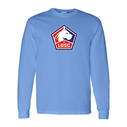 Men's Lille Olympique FC Long Sleeve T-Shirt