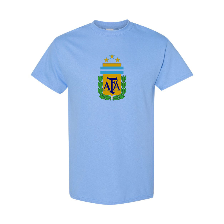 Youth Kids Argentina National Soccer Team Cotton T-Shirt