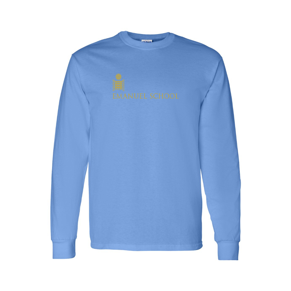 Youth Emanuel School Logo Cotton Long Sleeve T-Shirt
