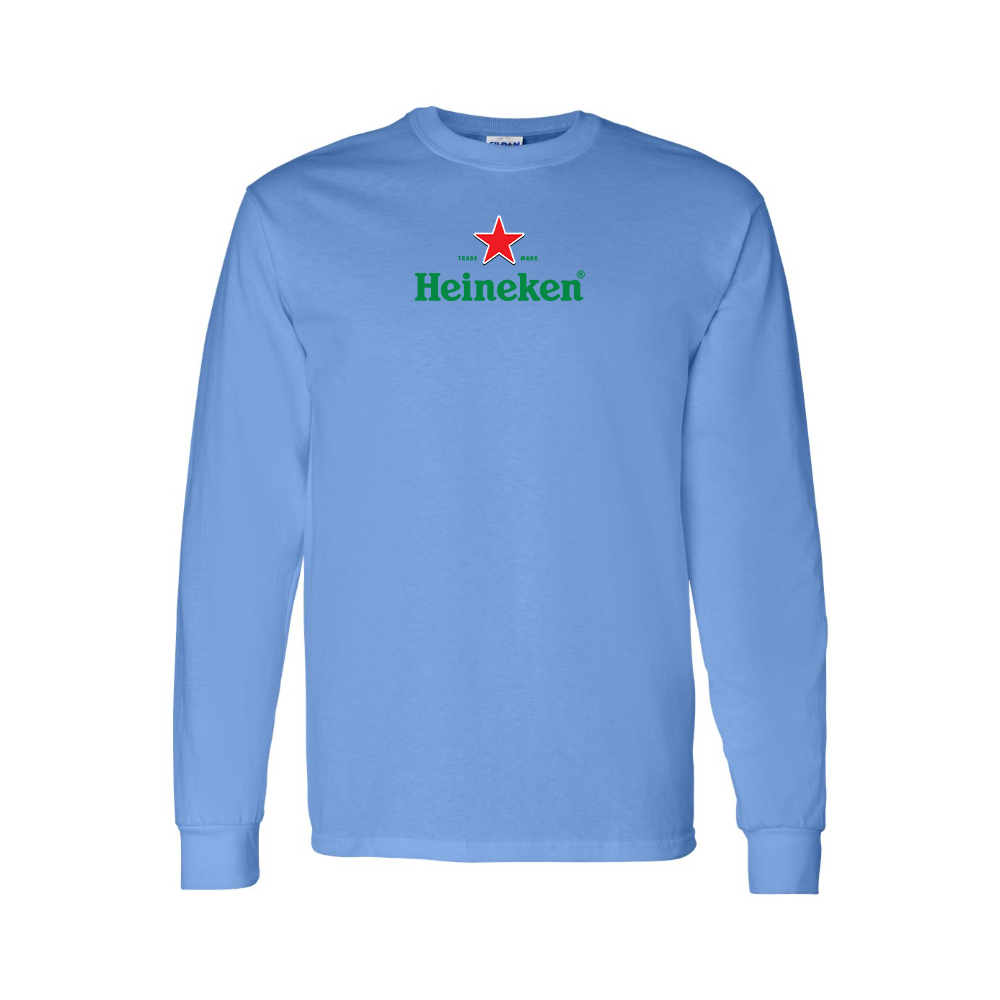 Youth Heineken Logo Cotton Long Sleeve T-Shirt