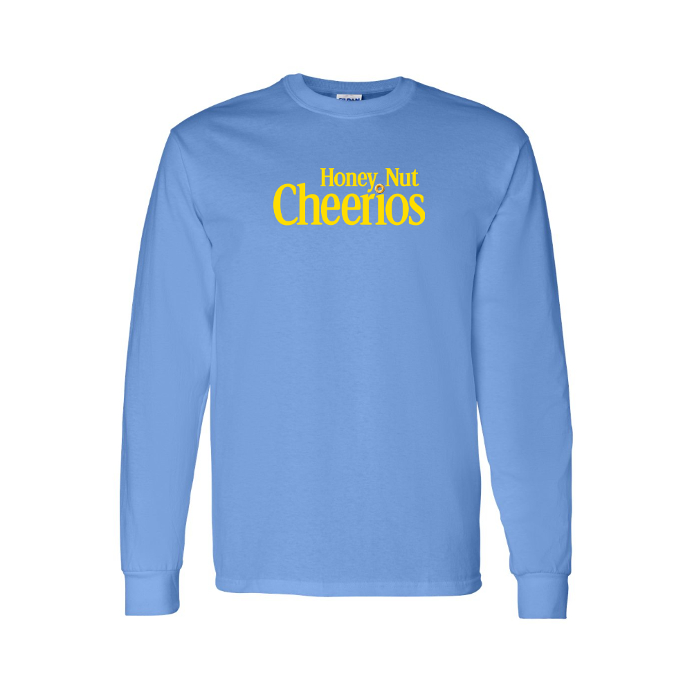 Youth Honey Nut Cheerios Logo Cotton Long Sleeve T-Shirt