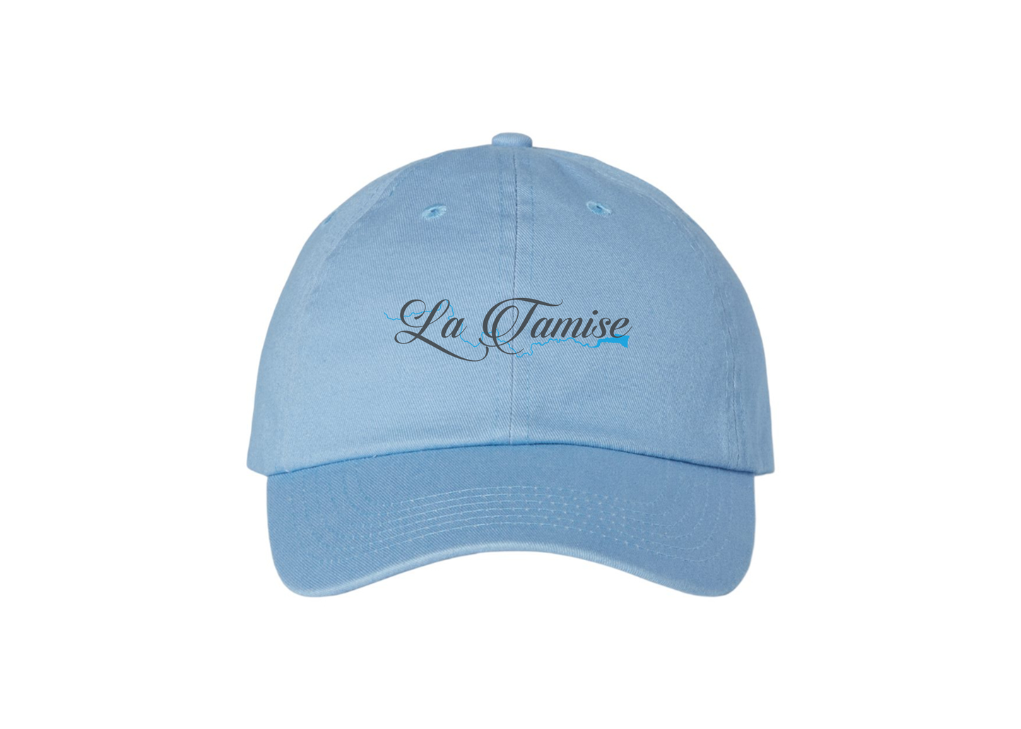 La Tamise Logo  Valucap Adult Bio-Washed Classic Dad Hat