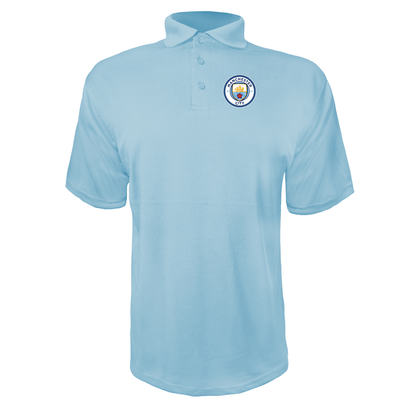 Men's Manchester City Soccer Polyester Polo