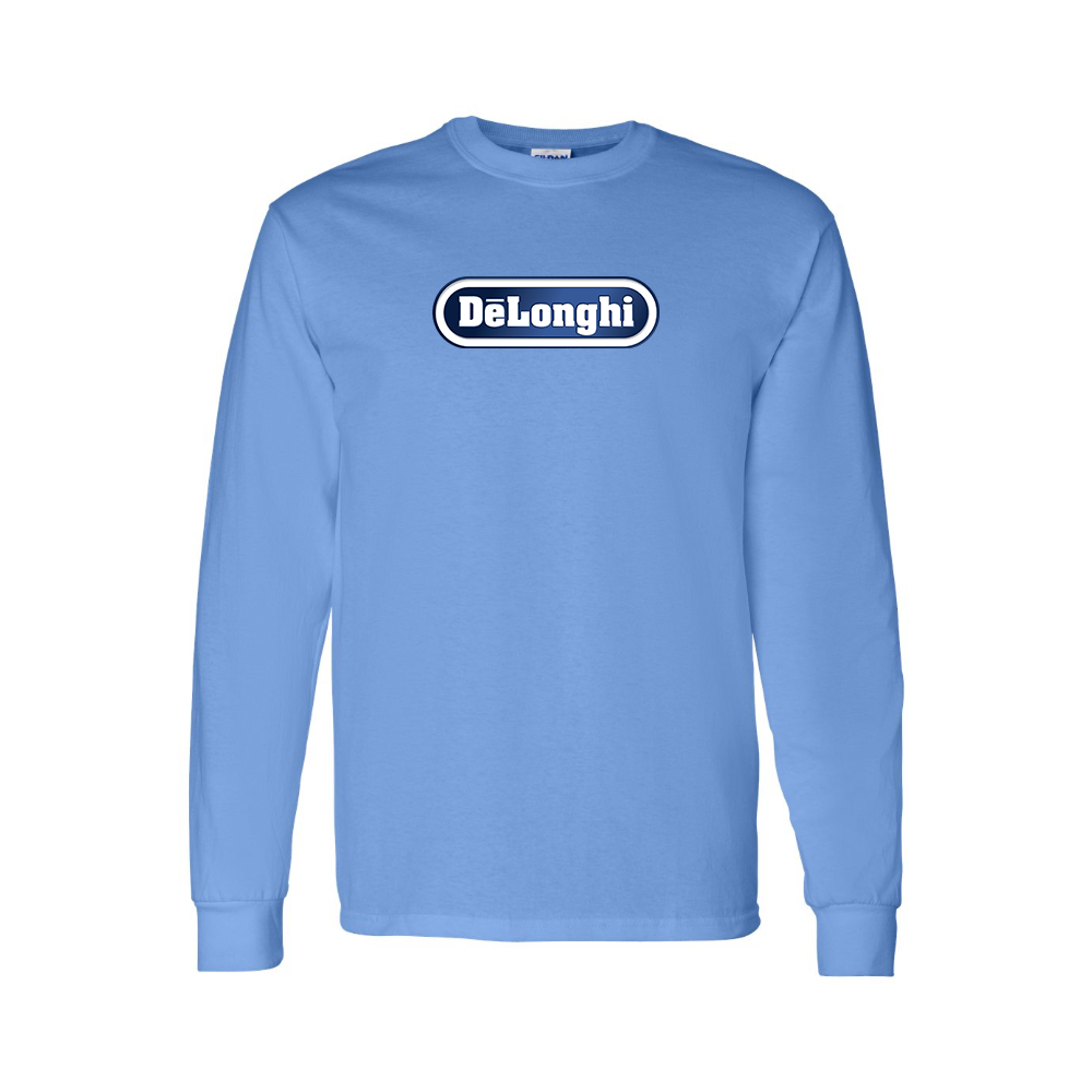 Youth DeLonghi Logo Cotton Long Sleeve T-Shirt