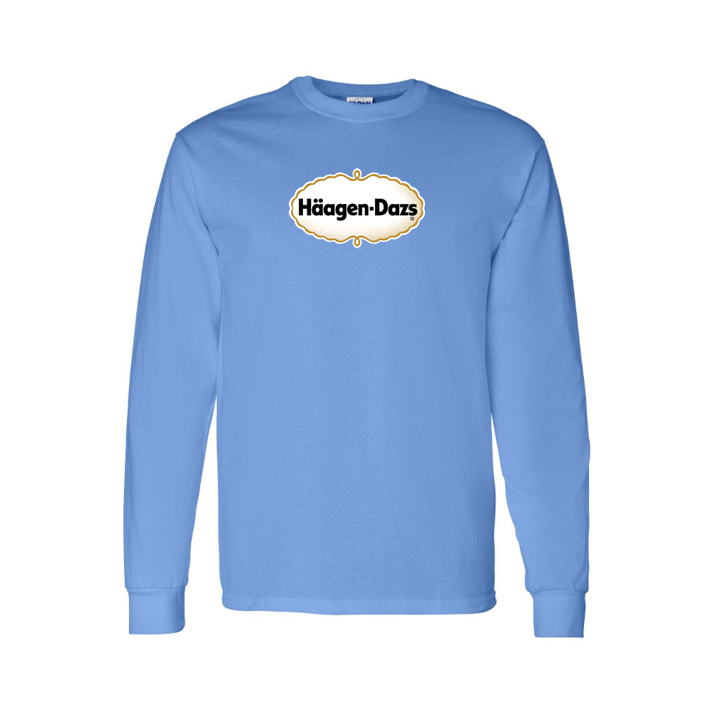Youth Haagen Dazs Logo Cotton Long Sleeve T-Shirt