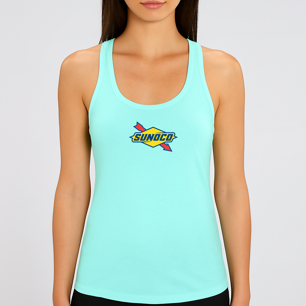 Women's Sunoco Gas Station Racerback Tank Top