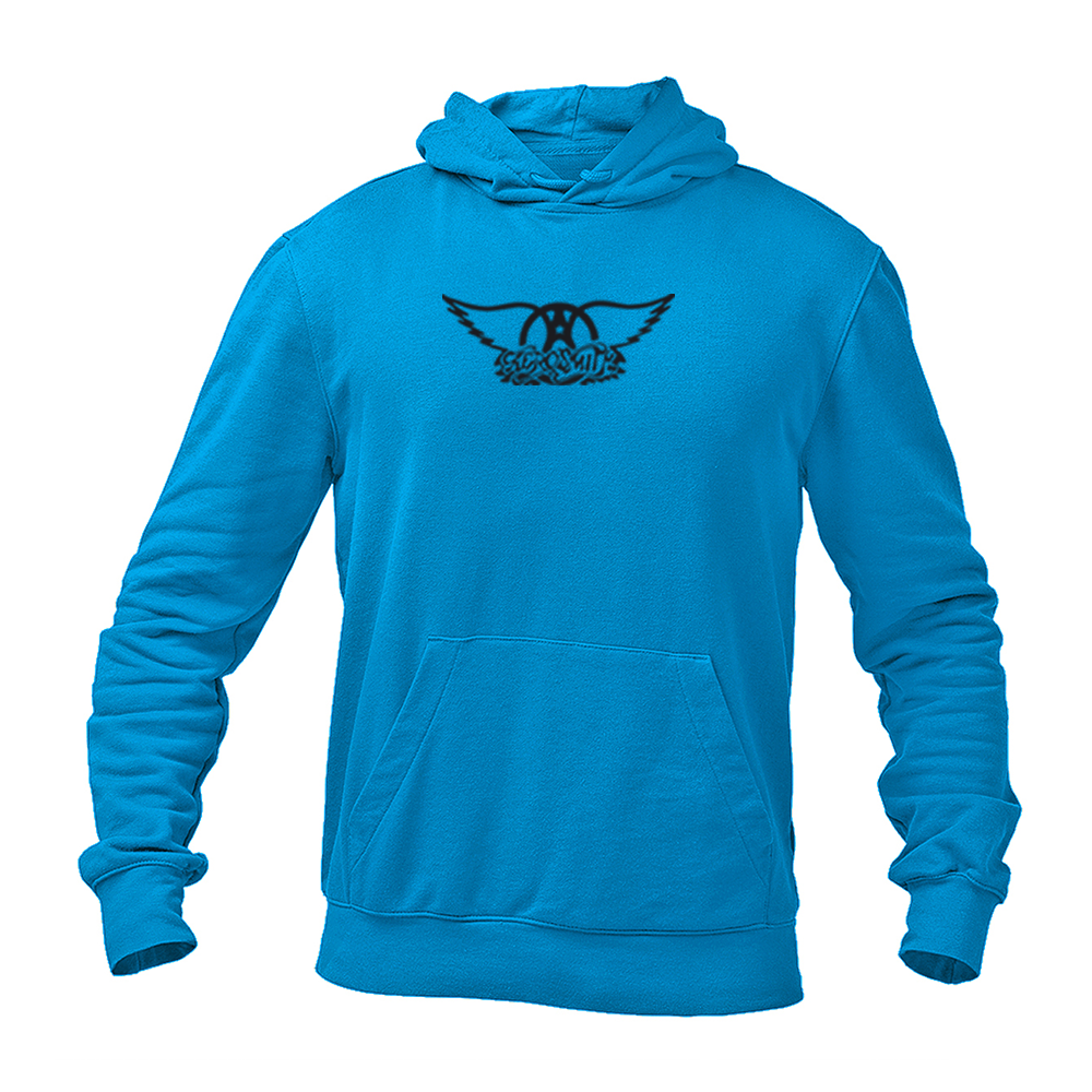 Men's Aerosmith Logo Gildan  Heavy Blend Hooded Sweatshirt