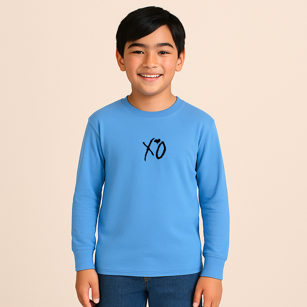 Youth Kids The Weeknd XO Music Long Sleeve T-Shirt