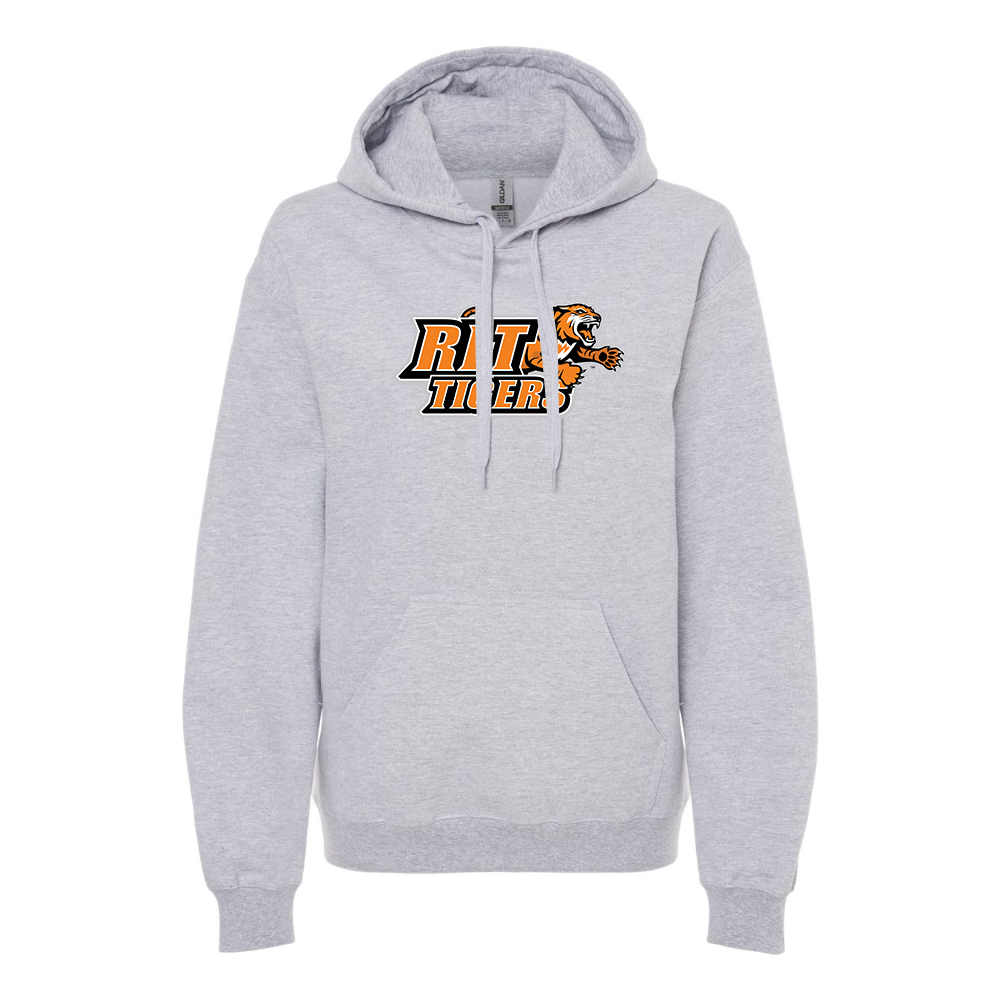 Men's RIT Tigers Logo Softstyle Midweight Hooded Sweatshirt