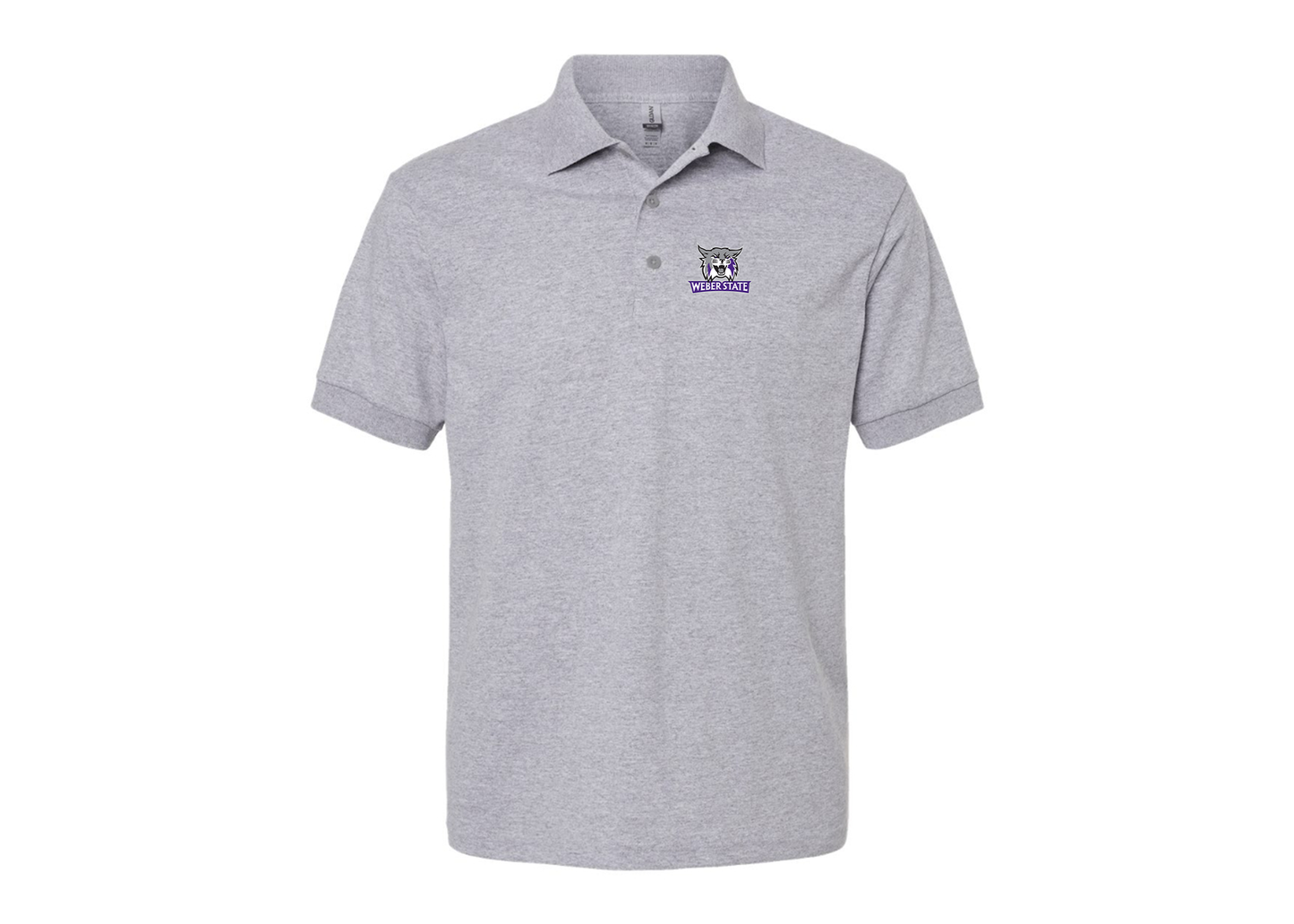 Men's Weber State Wildcats Gildan Dry Blend Jersey Polo