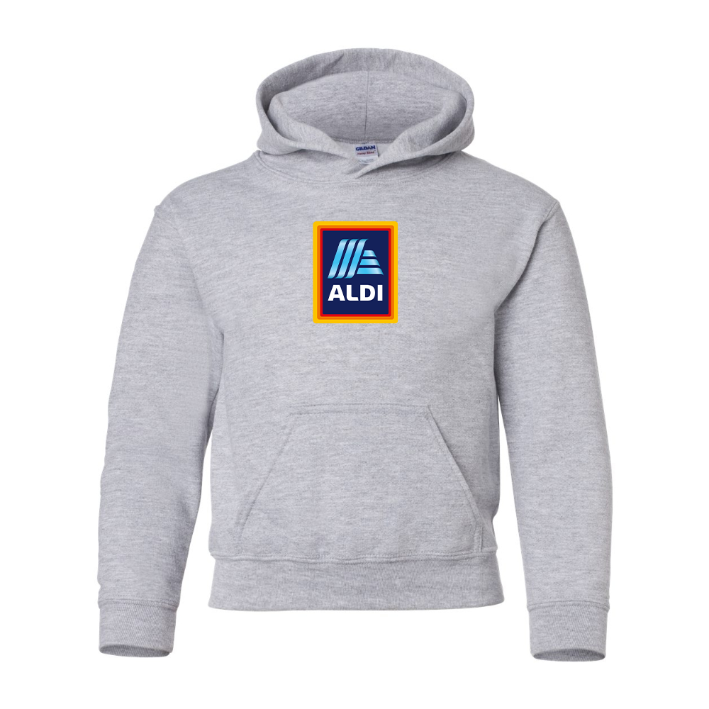 Youth Aldi Logo Gildan Heavy Blend  Hooded Sweatshirt