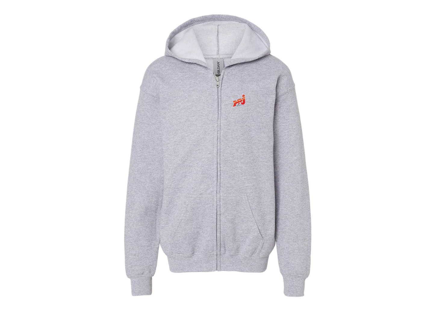 Gildan Heavy Blend Youth NRJ 12 Logo Full Zip Hooded Sweatshirt