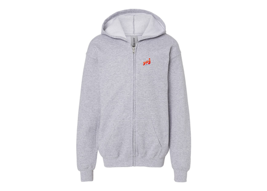 Gildan Heavy Blend Youth NRJ 12 Logo Full Zip Hooded Sweatshirt