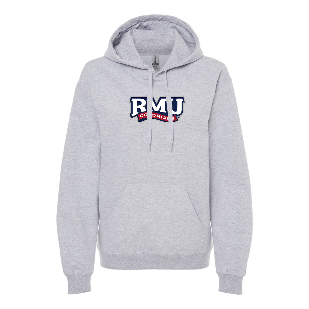 Men's Robert Morris Colonials Logo Softstyle Midweight Hooded Sweatshirt