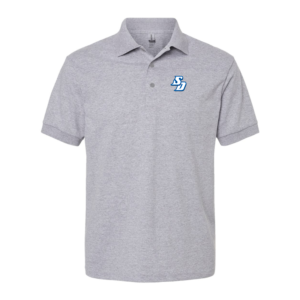 Men's San Diego Toreros Logo Gildan Dry Blend Jersey Polo