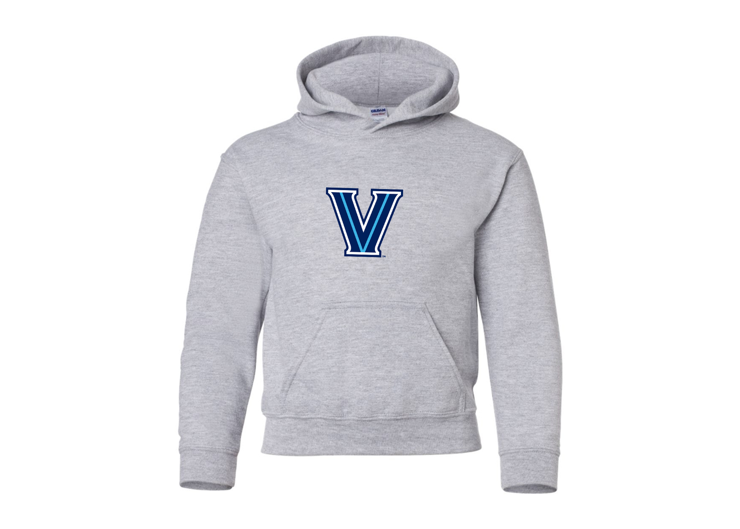 Youth Villanova Wildcats Gildan Heavy Blend  Hooded Sweatshirt