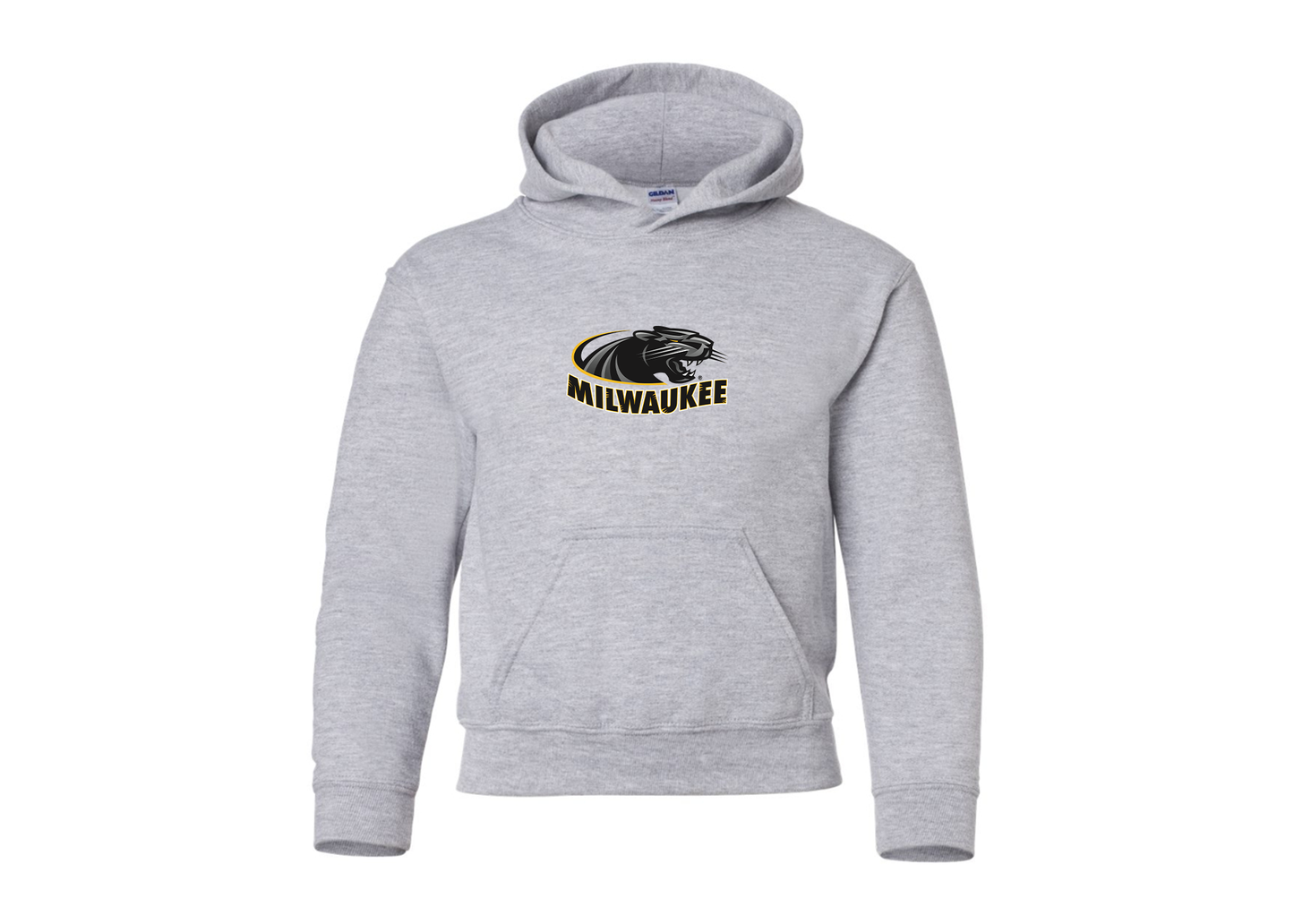 Youth Wisconsin Milwaukee Panthers Gildan Heavy Blend  Hooded Sweatshirt