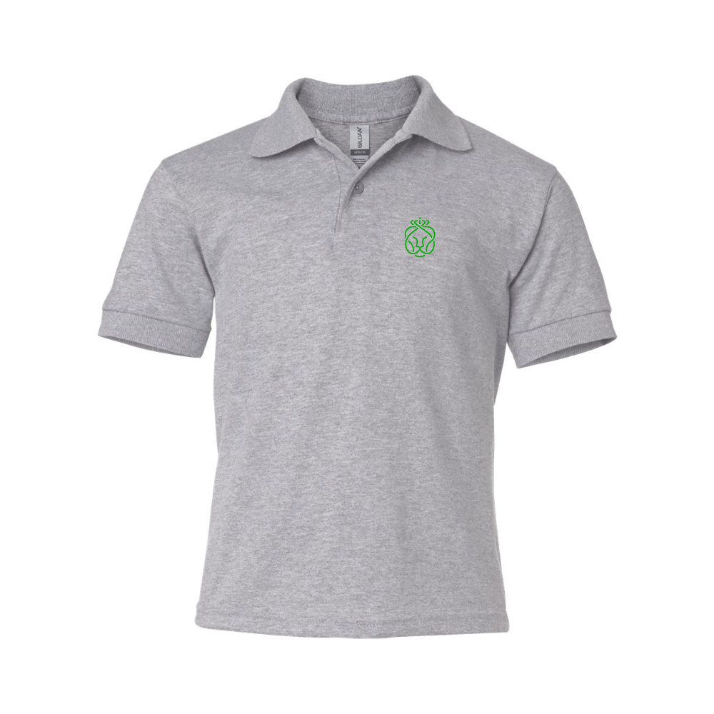 Youth Ahold Delhaize Symbol Gildan Dry Blend Jersey Polo