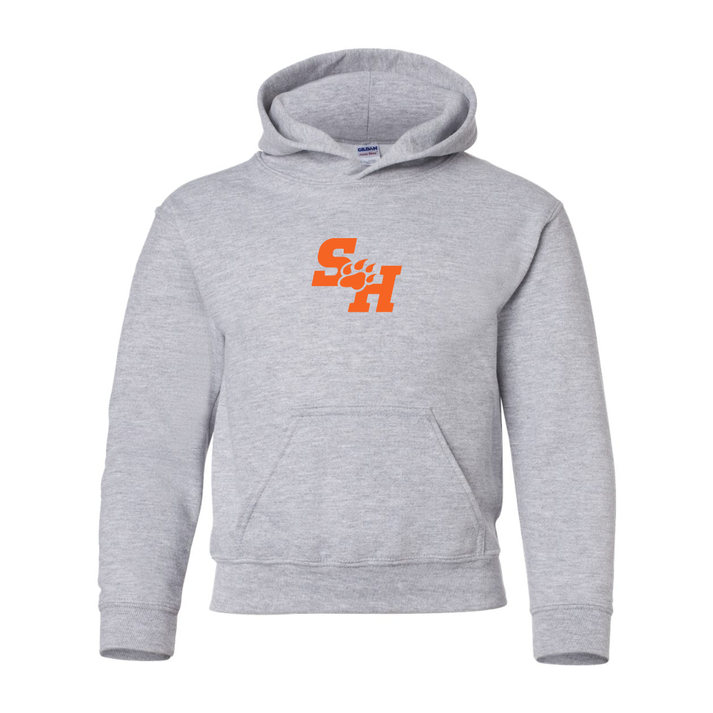 Youth Sam Houston State Bearkats Logo Gildan Heavy Blend  Hooded Sweatshirt