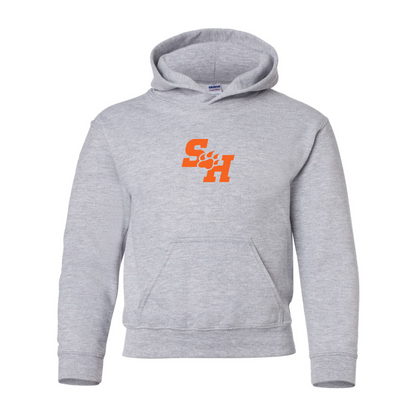 Youth Sam Houston State Bearkats Logo Gildan Heavy Blend  Hooded Sweatshirt