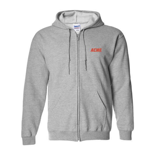 Men's ACME Logo Gildan  Heavy Blend Full Zip Hooded Sweatshirt