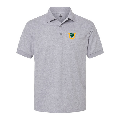 Men's San Francisco Dons Logo Gildan Dry Blend Jersey Polo
