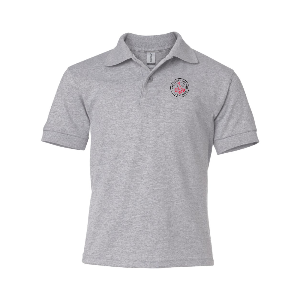 Youth AFC Bournemouth Soccer Logo Gildan Dry Blend Jersey Polo