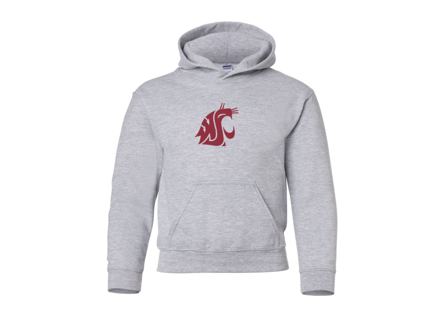 Youth Washington State Cougars Gildan Heavy Blend  Hooded Sweatshirt