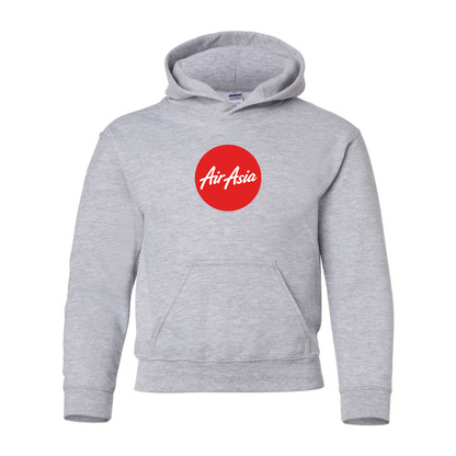 Youth Air Asia Logo Gildan Heavy Blend  Hooded Sweatshirt