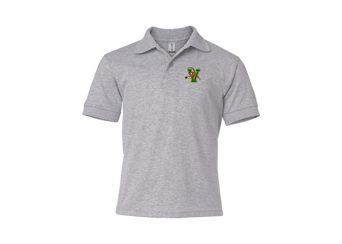 Youth Vermont Catamounts Dry Blend Jersey Polo