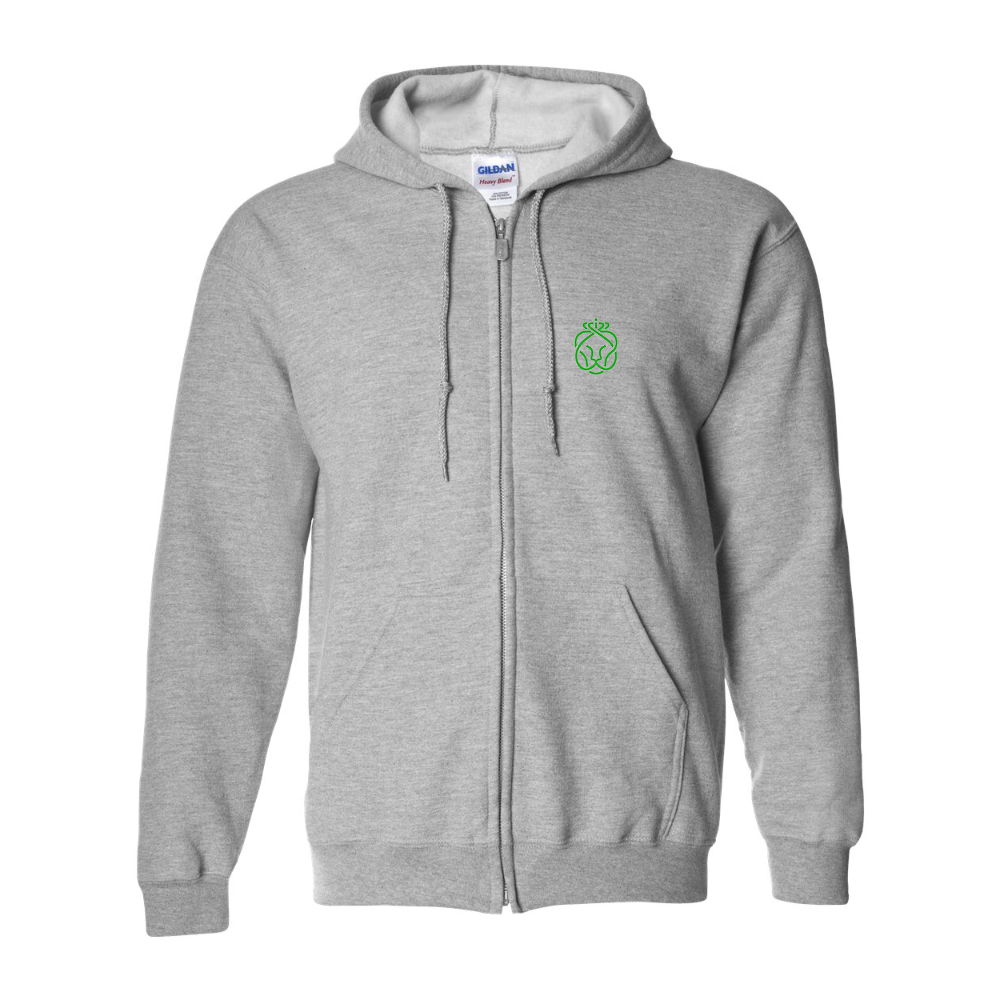 Men's Ahold Delhaize Symbol Gildan  Heavy Blend Full Zip Hooded Sweatshirt