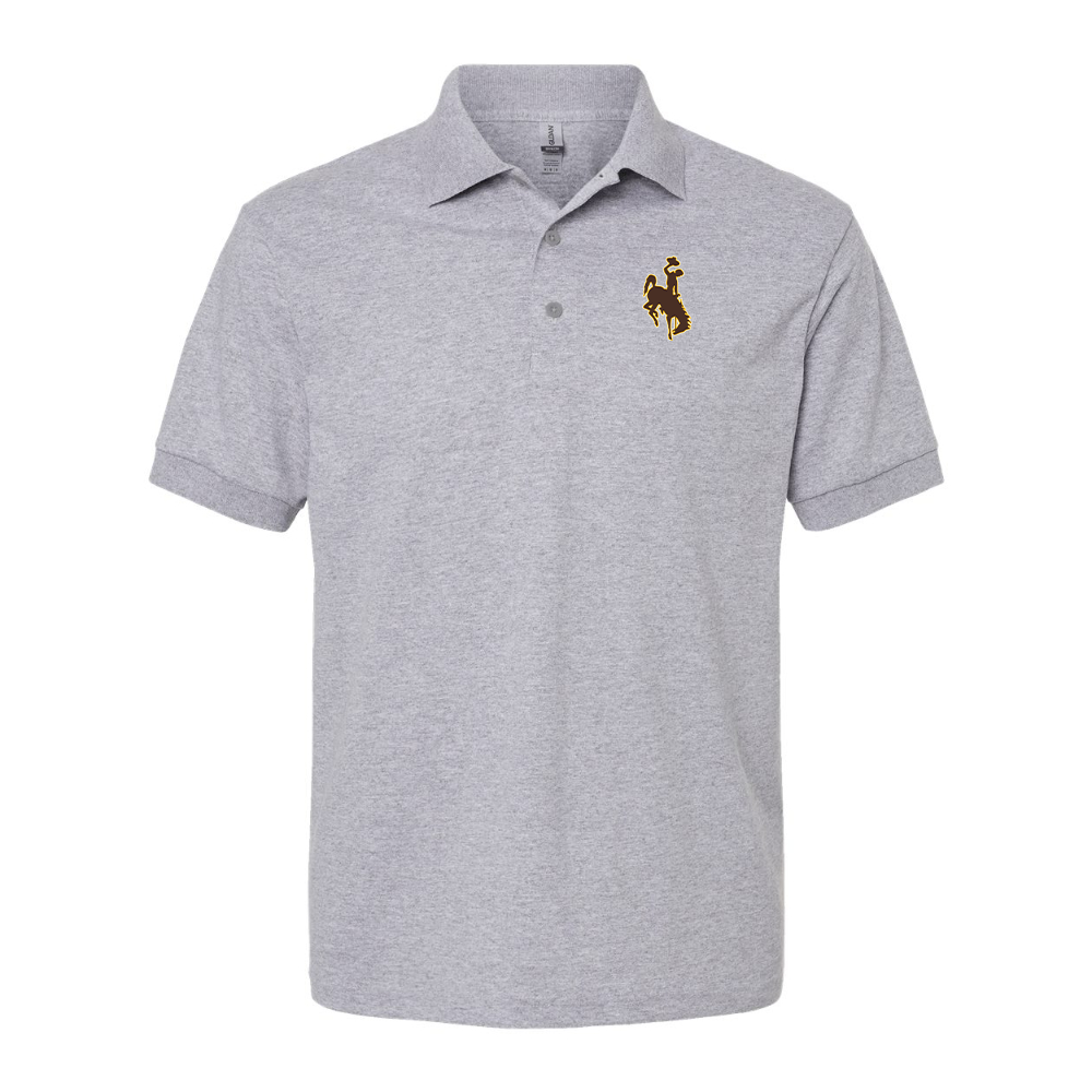 Men's Wyoming Cowboys Gildan Dry Blend Jersey Polo