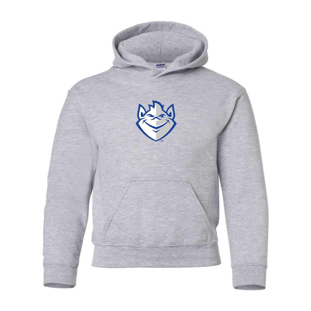 Youth Saint Louis Billikens Logo Gildan Heavy Blend  Hooded Sweatshirt