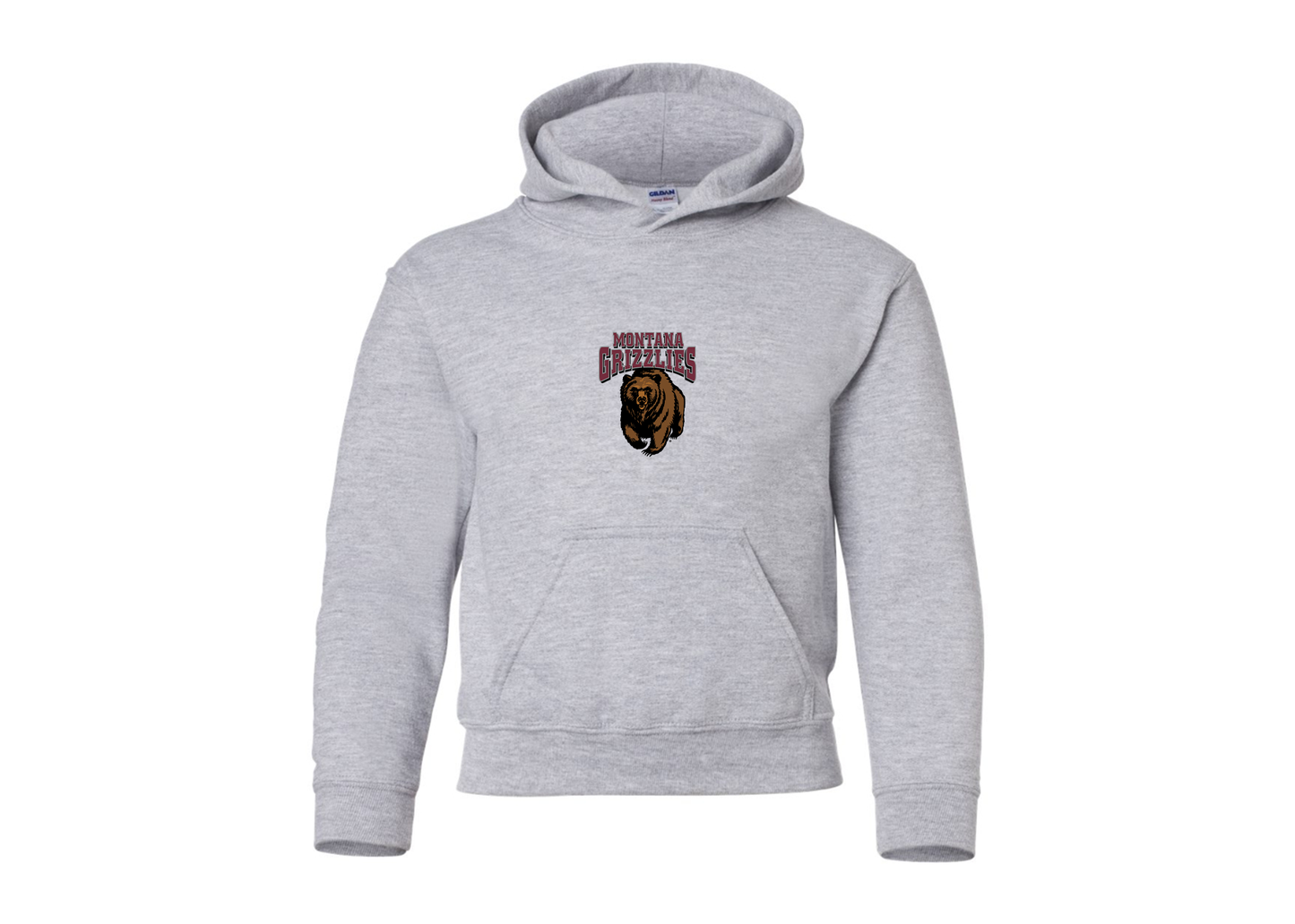 Youth Montana Grizzliesl Gildan Heavy Blend  Hooded Sweatshirt