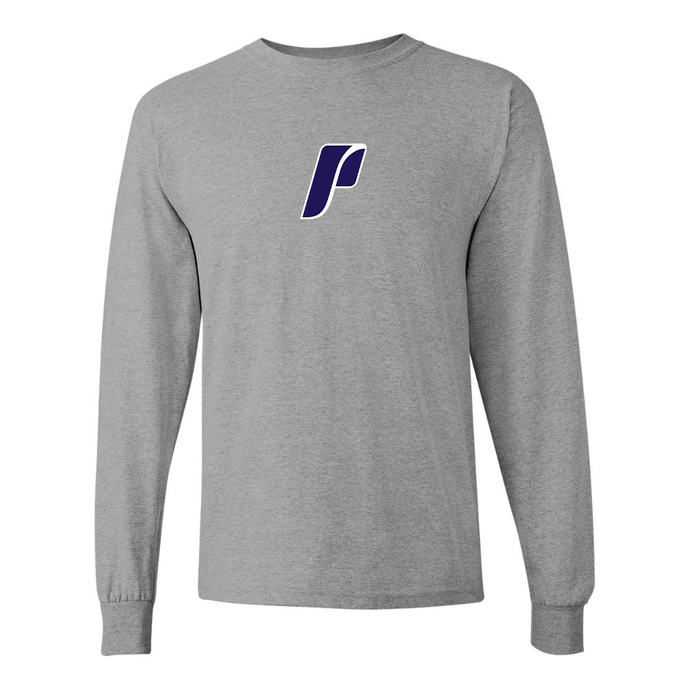 Men's Portland Pilots Logo Gildan Heavy Cotton Long Sleeve T-Shirt