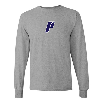 Men's Portland Pilots Logo Gildan Heavy Cotton Long Sleeve T-Shirt
