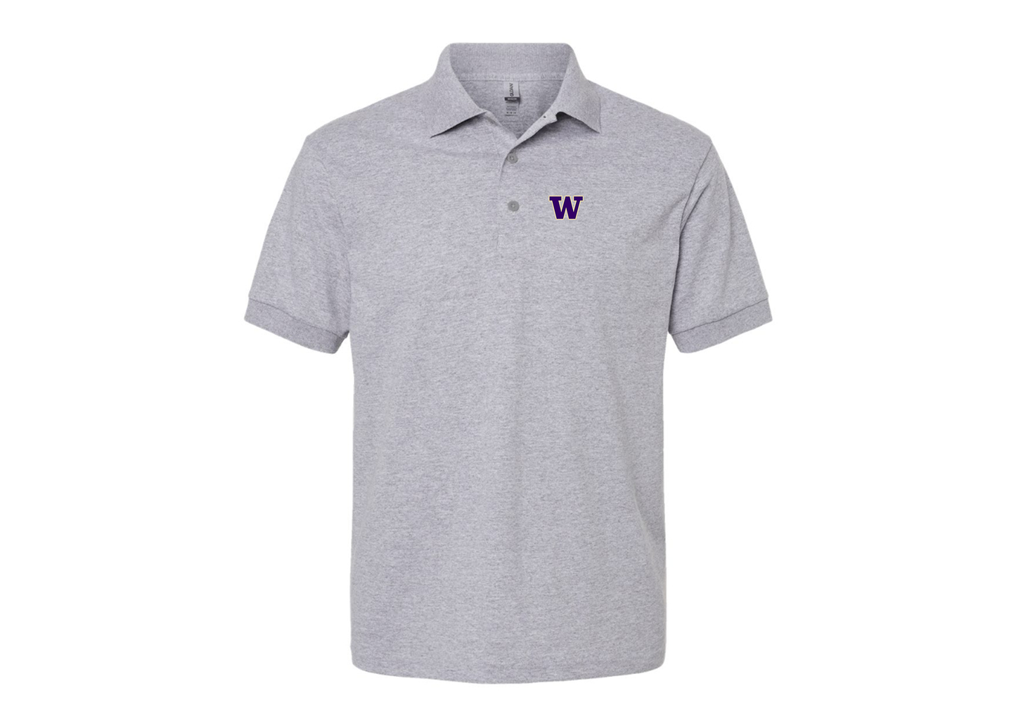 Men's Washington Huskies Gildan Dry Blend Jersey Polo
