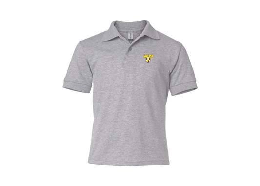Youth Valparaiso Crusaders Gildan Dry Blend Jersey Polo