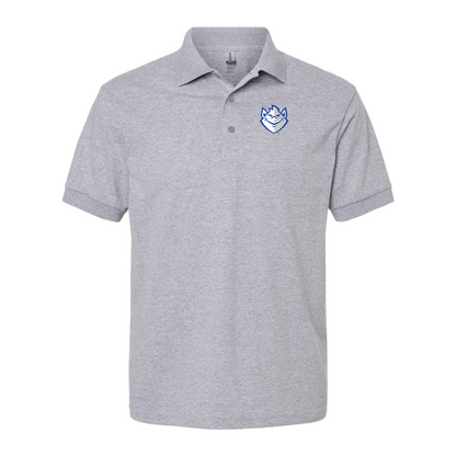 Men's Saint Louis Billikens Logo Gildan Dry Blend Jersey Polo