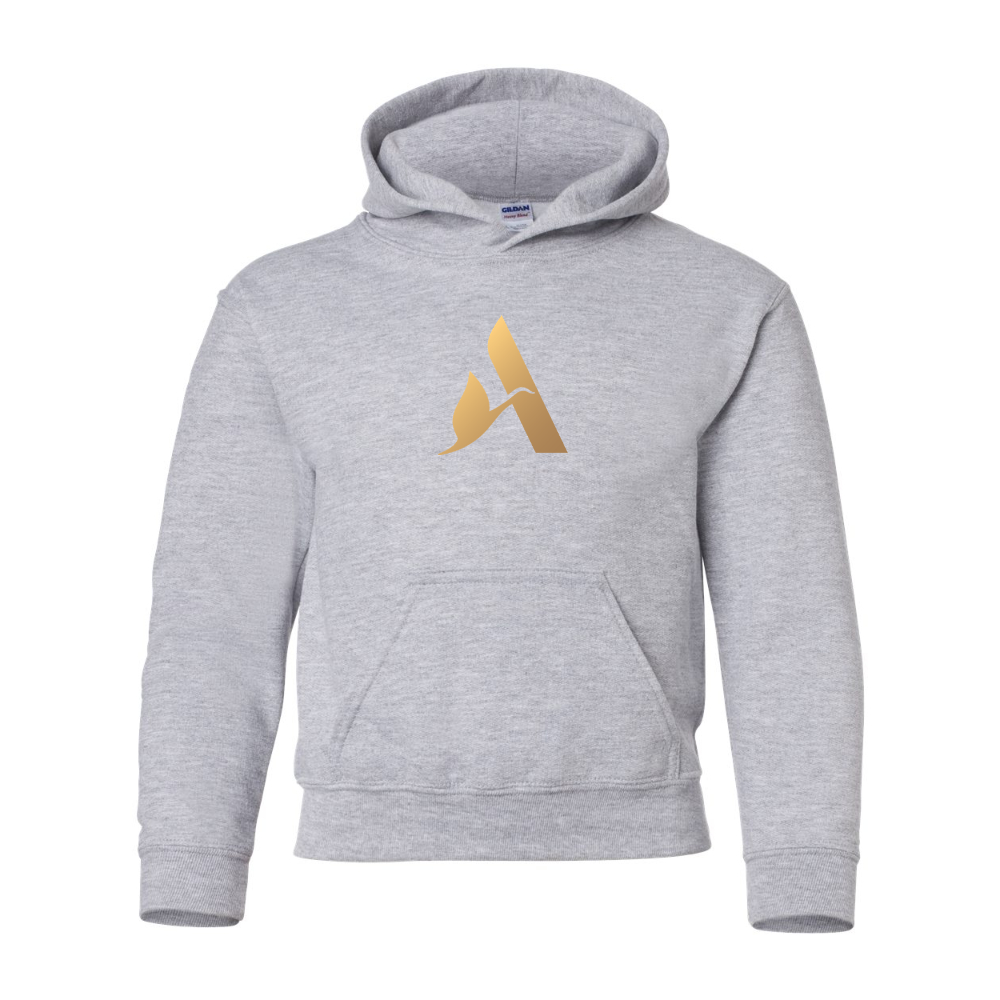 Youth Accor Golden Logo Gildan Heavy Blend  Hooded Sweatshirt
