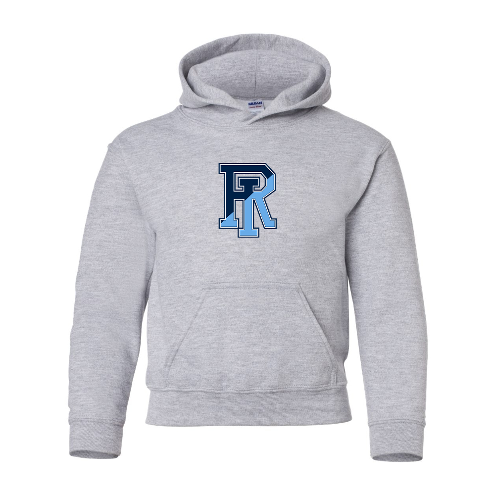 Youth Rhode Island Rams Logo Gildan Heavy Blend  Hooded Sweatshirt