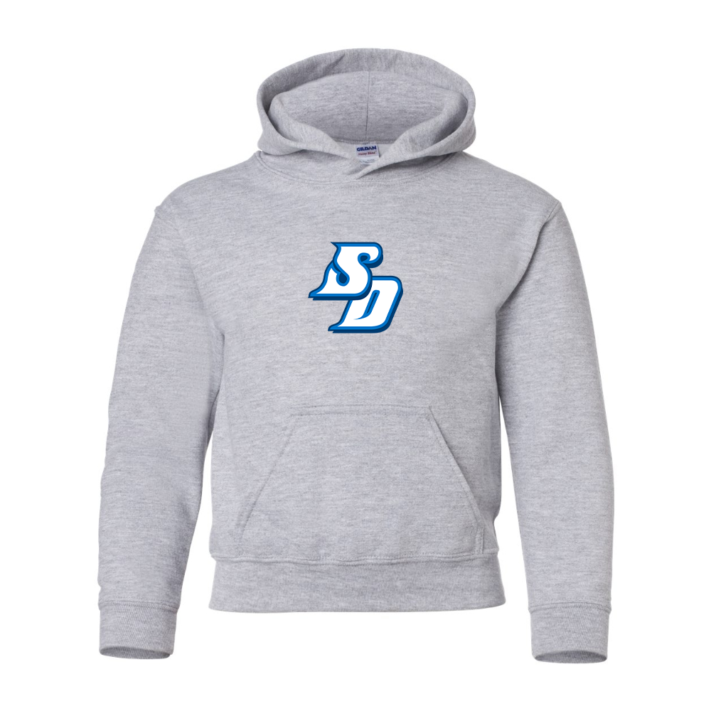 Youth San Diego Toreros Logo Gildan Heavy Blend  Hooded Sweatshirt