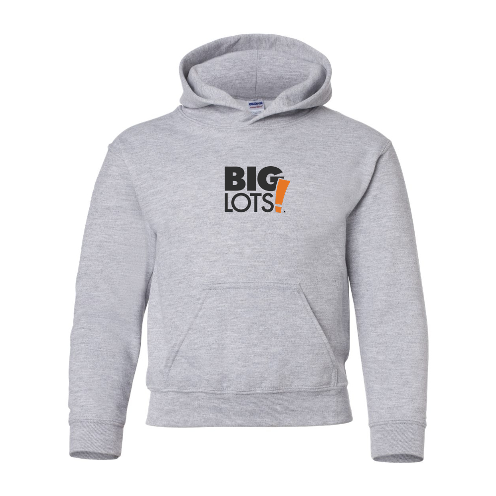 Youth Big Lots Logo Gildan Heavy Blend  Hooded Sweatshirt