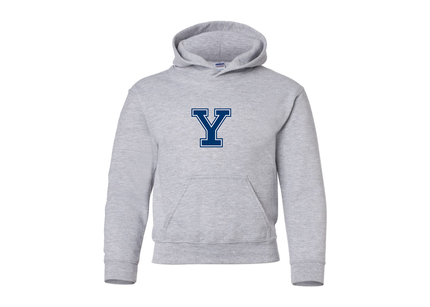 Youth Yale Bulldogs Gildan Heavy Blend  Hooded Sweatshirt