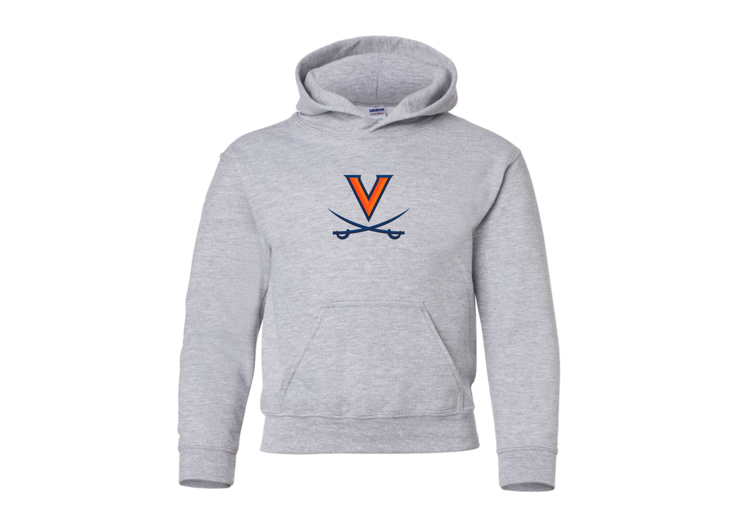Youth Virginia Cavaliers Gildan Heavy Blend  Hooded Sweatshirt